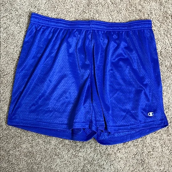 Champion Blue Athletic Performance Shorts - Picture 1 of 4